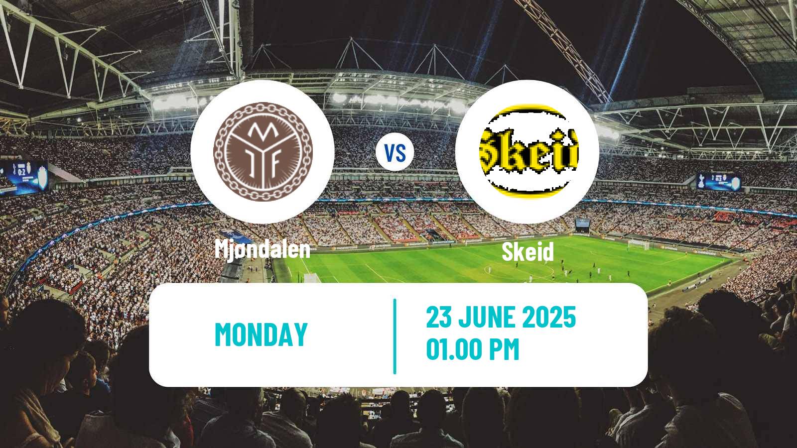 Soccer Norwegian Adeccoligaen Mjøndalen - Skeid