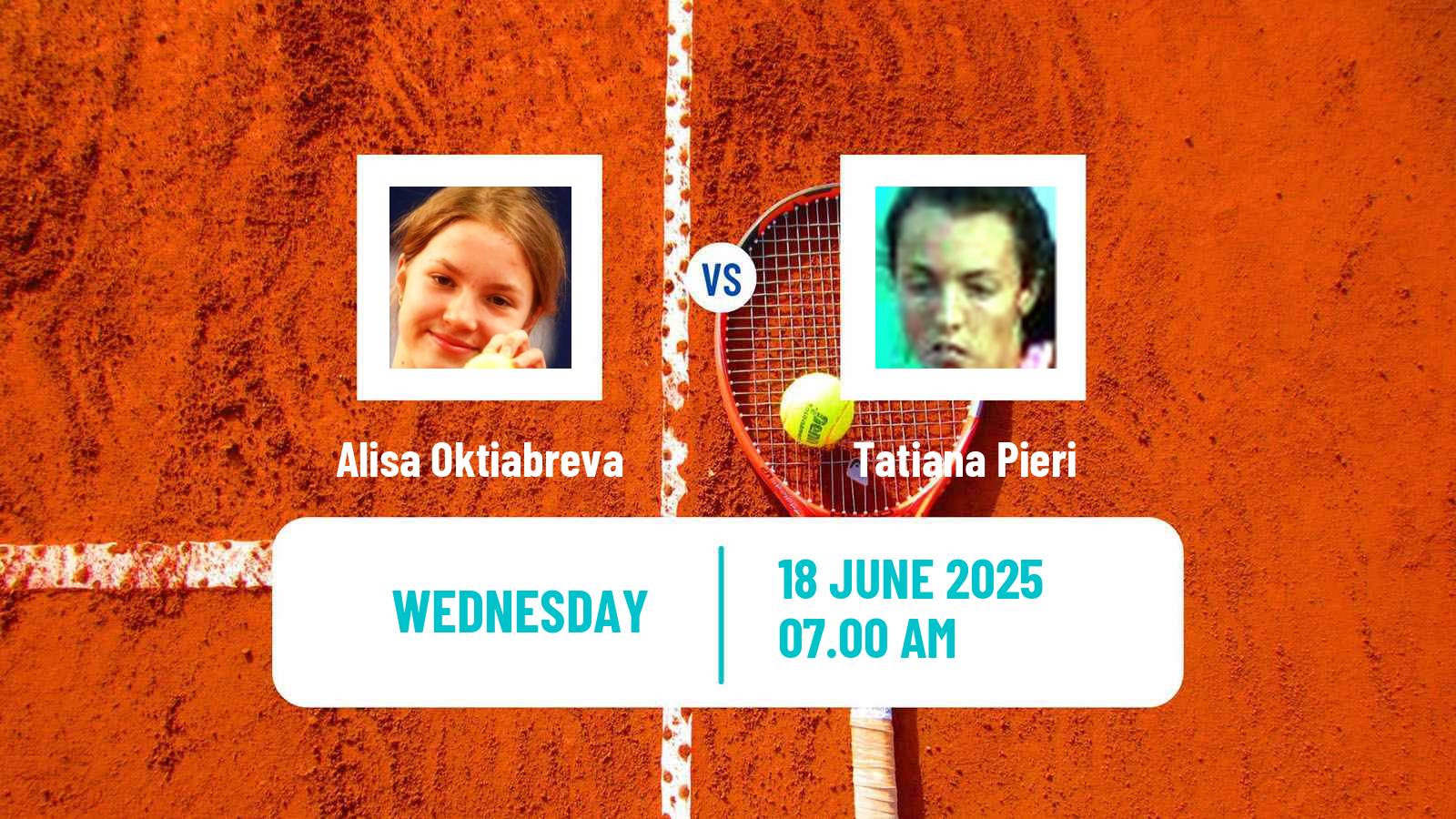 Tennis ITF W35 Ystad Women Alisa Oktiabreva - Tatiana Pieri