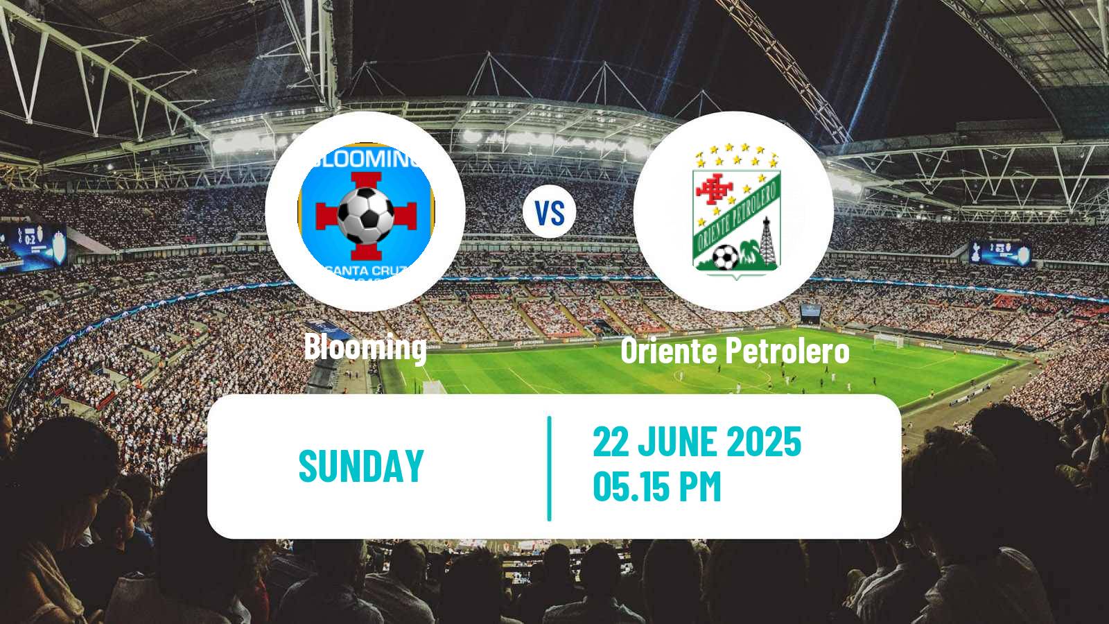 Soccer Bolivian Division Profesional Blooming - Oriente Petrolero