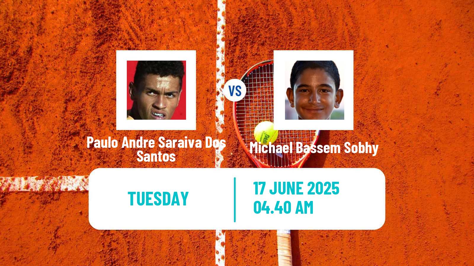 Tennis ITF M15 Monastir 24 Men Paulo Andre Saraiva Dos Santos - Michael Bassem Sobhy