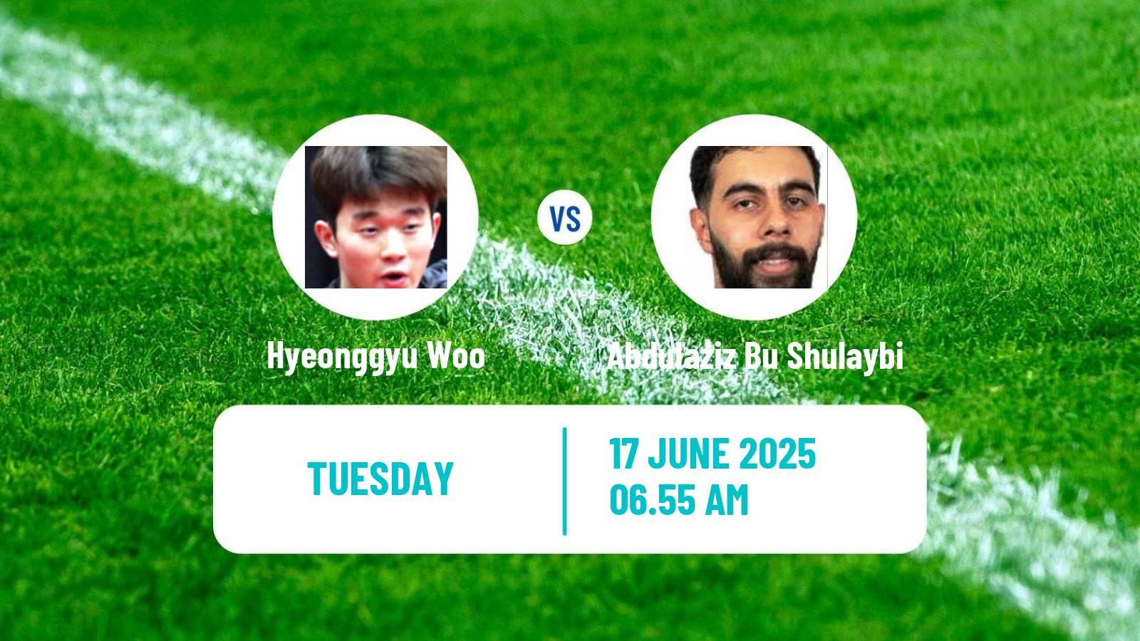 Table tennis Wtt Star Contender Ljubljana Men Hyeonggyu Woo - Abdulaziz Bu Shulaybi