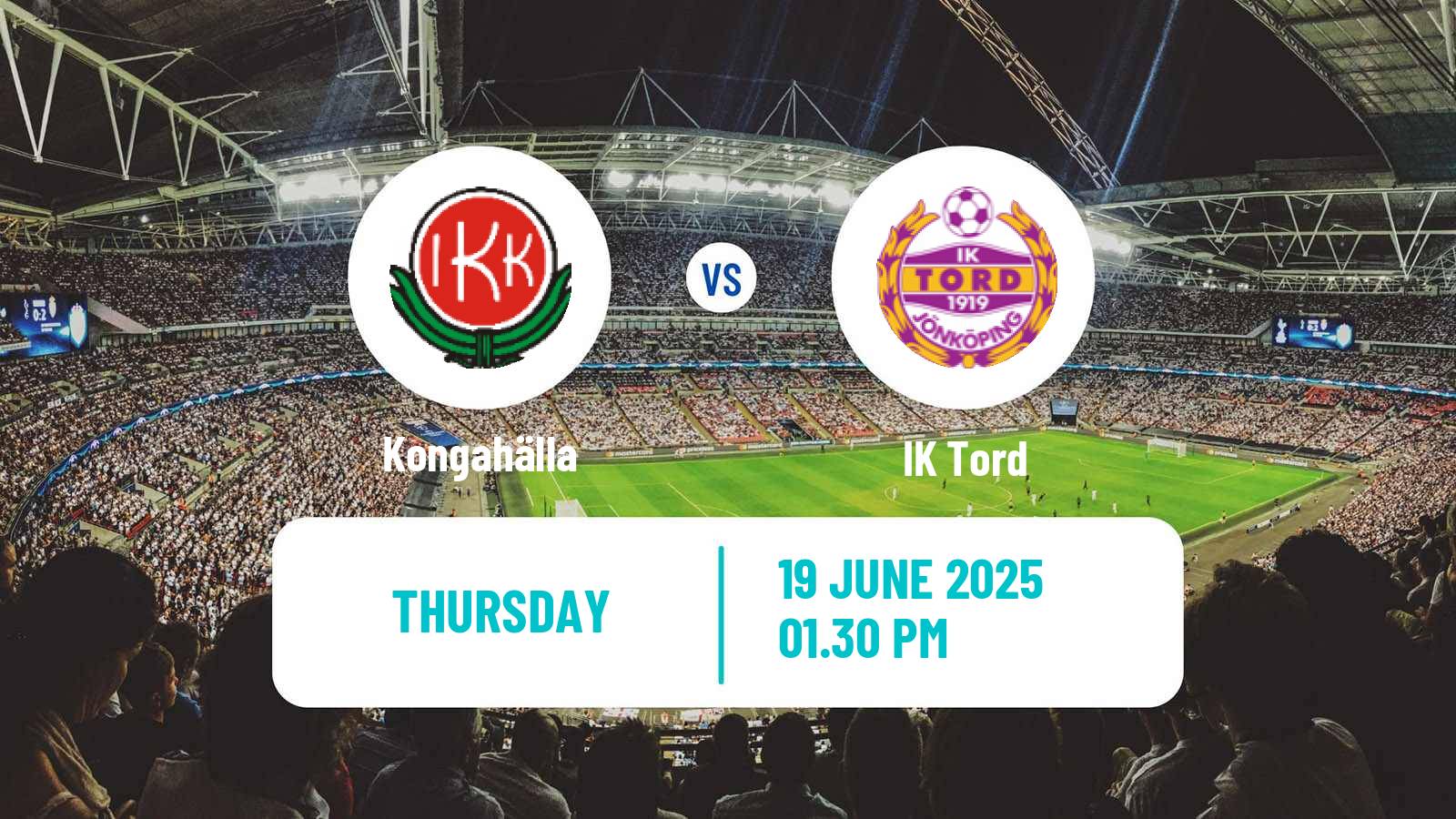 Soccer Swedish Division 2 - Norra Götaland Kongahälla - Tord