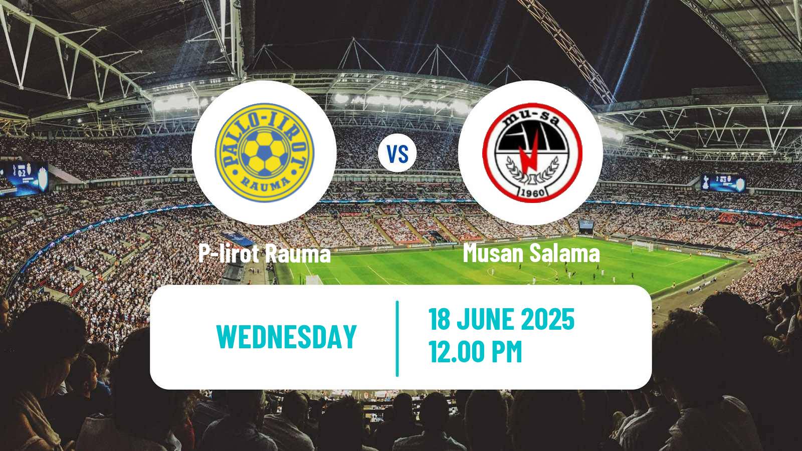 Soccer Finnish Kakkonen Group B P-Iirot Rauma - MuSa