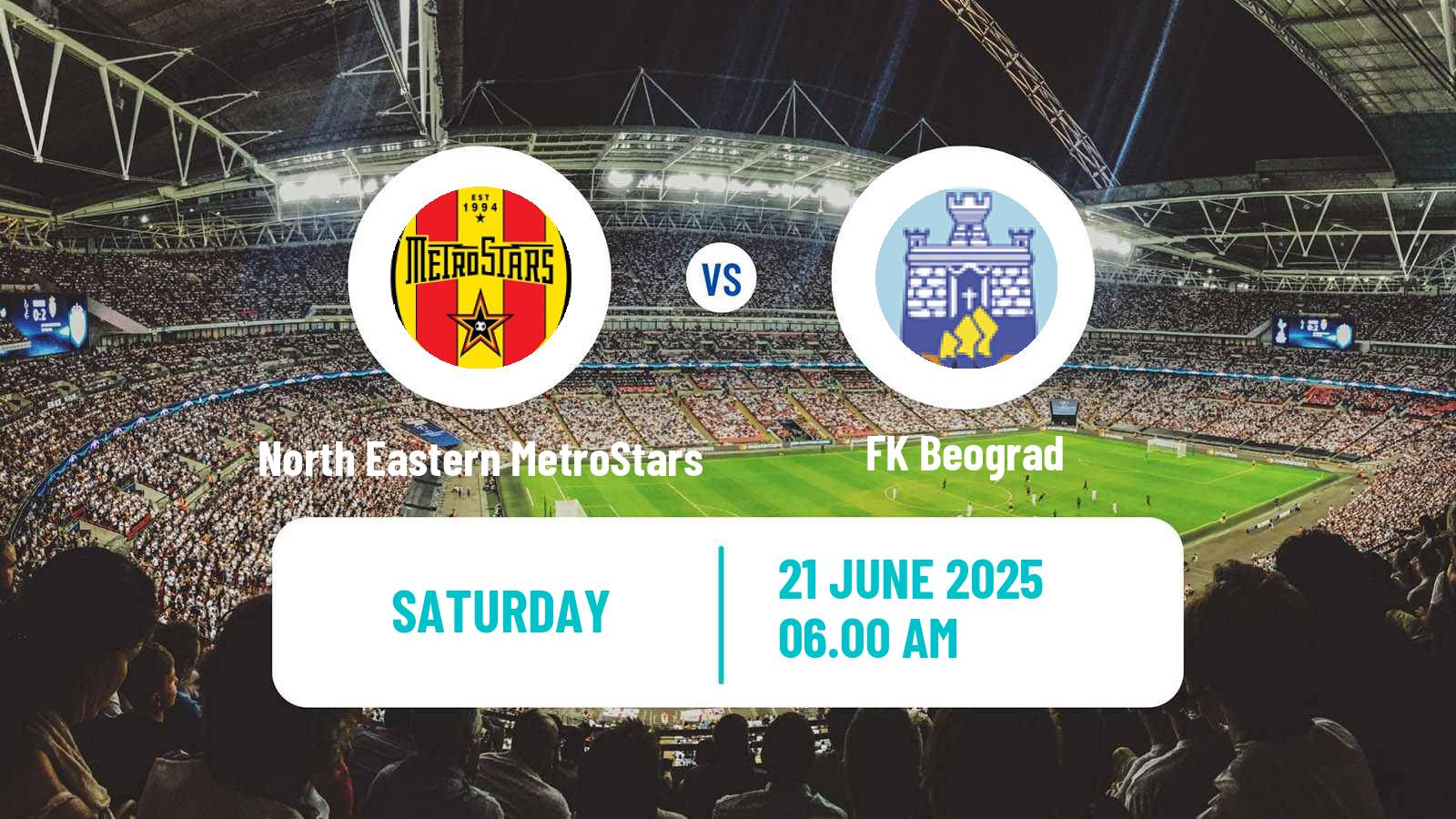 Soccer Australian NPL South Australian North Eastern MetroStars - FK Beograd