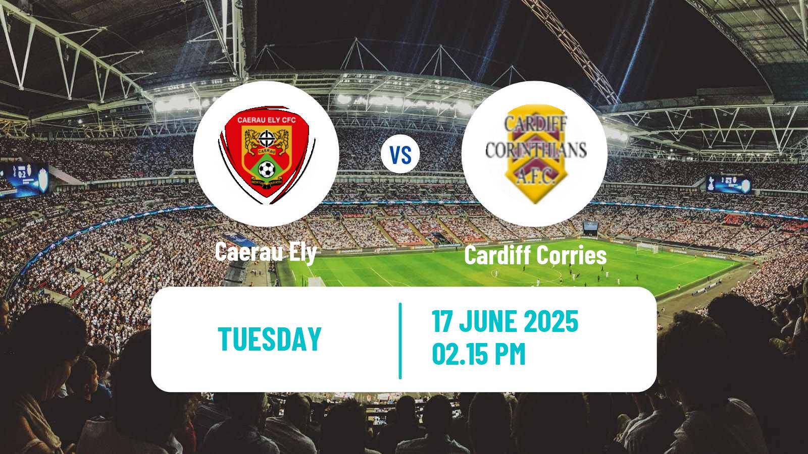 Football Club Friendly Caerau Ely - Cardiff Corries