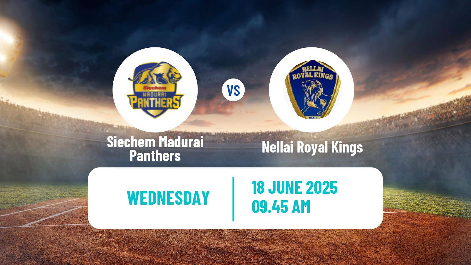Cricket Tamil Nadu Premier League Siechem Madurai Panthers - Nellai Royal Kings