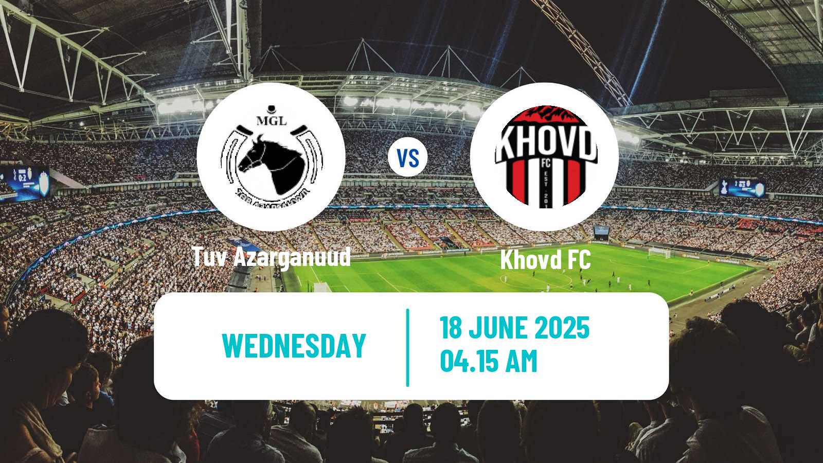 Football Mongolian Premier League Tuv Azarganuud - Khovd