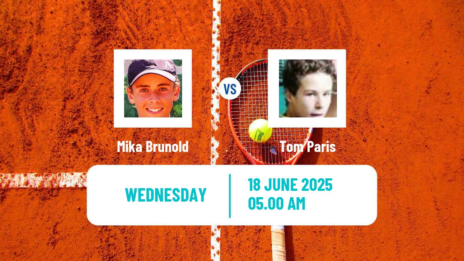 Tennis Royan Challenger Men Mika Brunold - Tom Paris