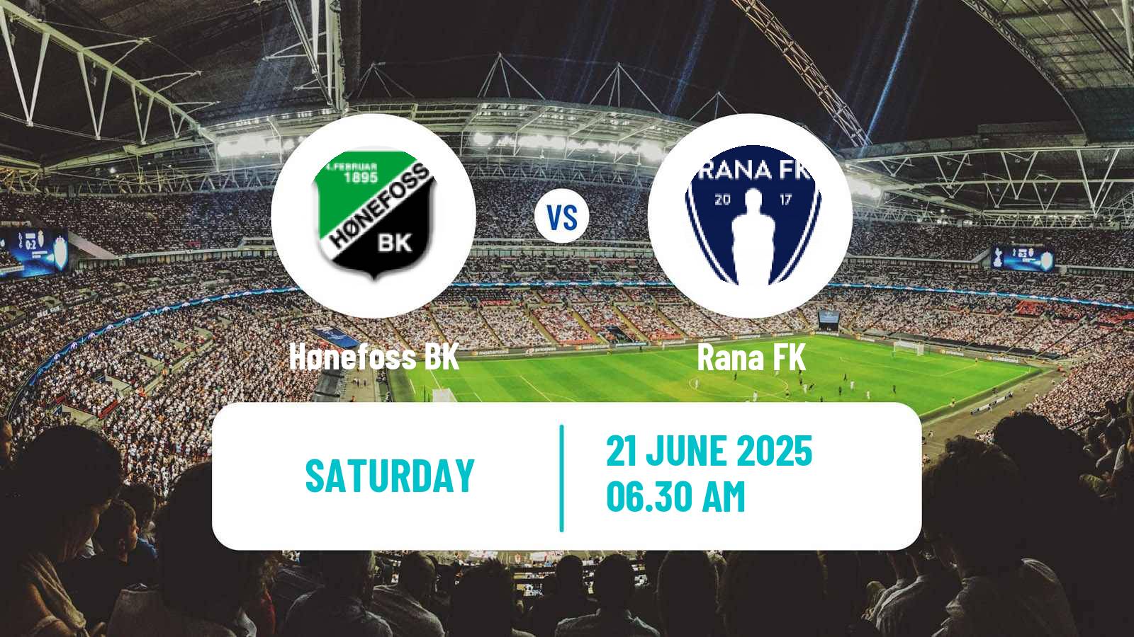 Football Norwegian Division 2 - Group 2 Hønefoss - Rana