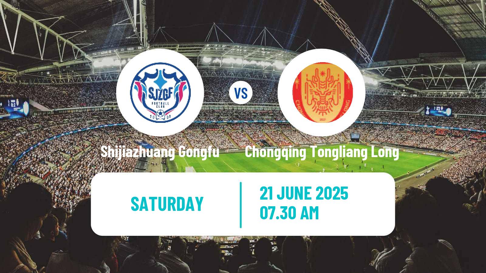 Soccer Chinese Jia League Shijiazhuang Gongfu - Chongqing Tongliang Long