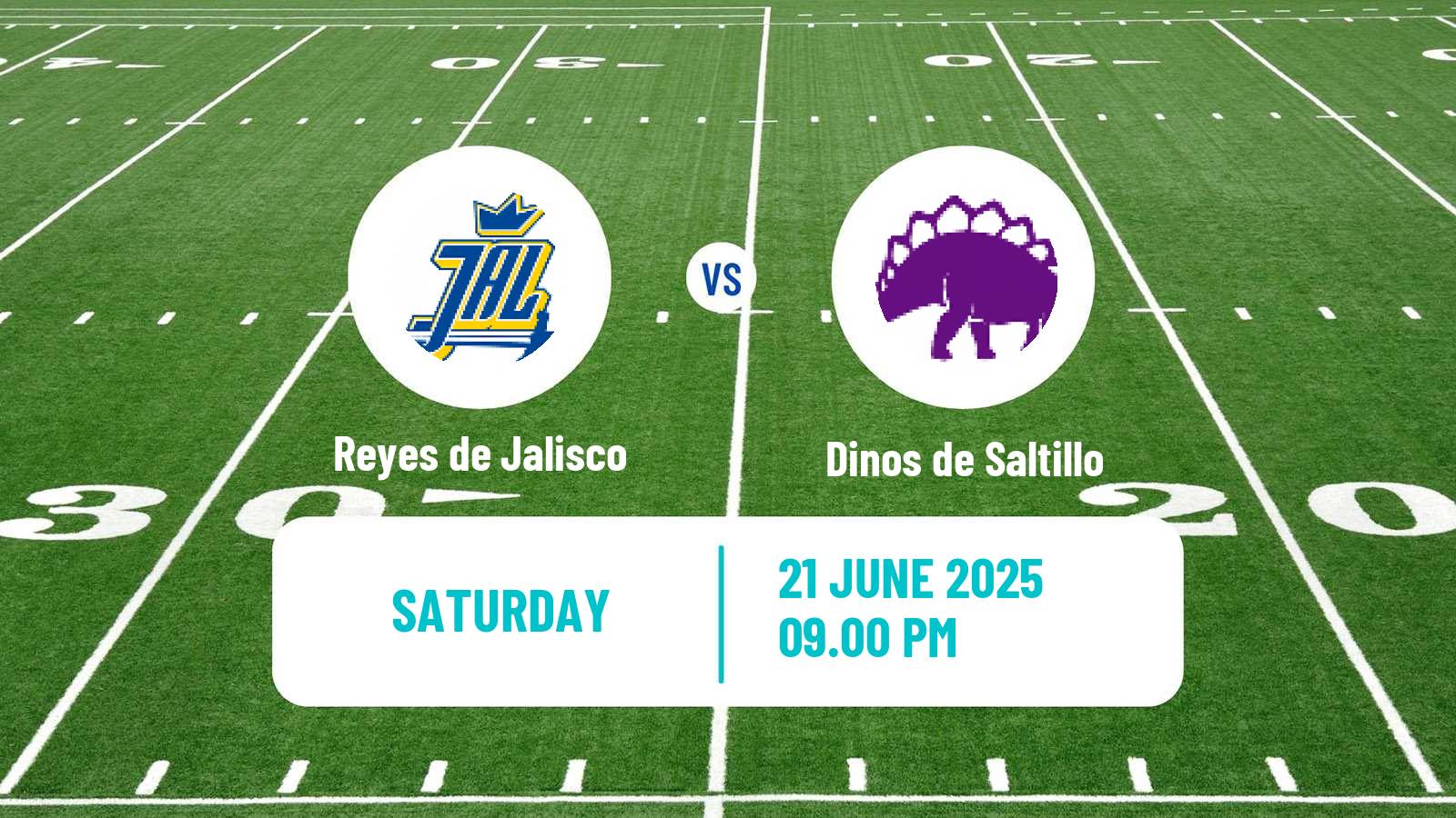 American football Mexican LFA Reyes de Jalisco - Dinos de Saltillo