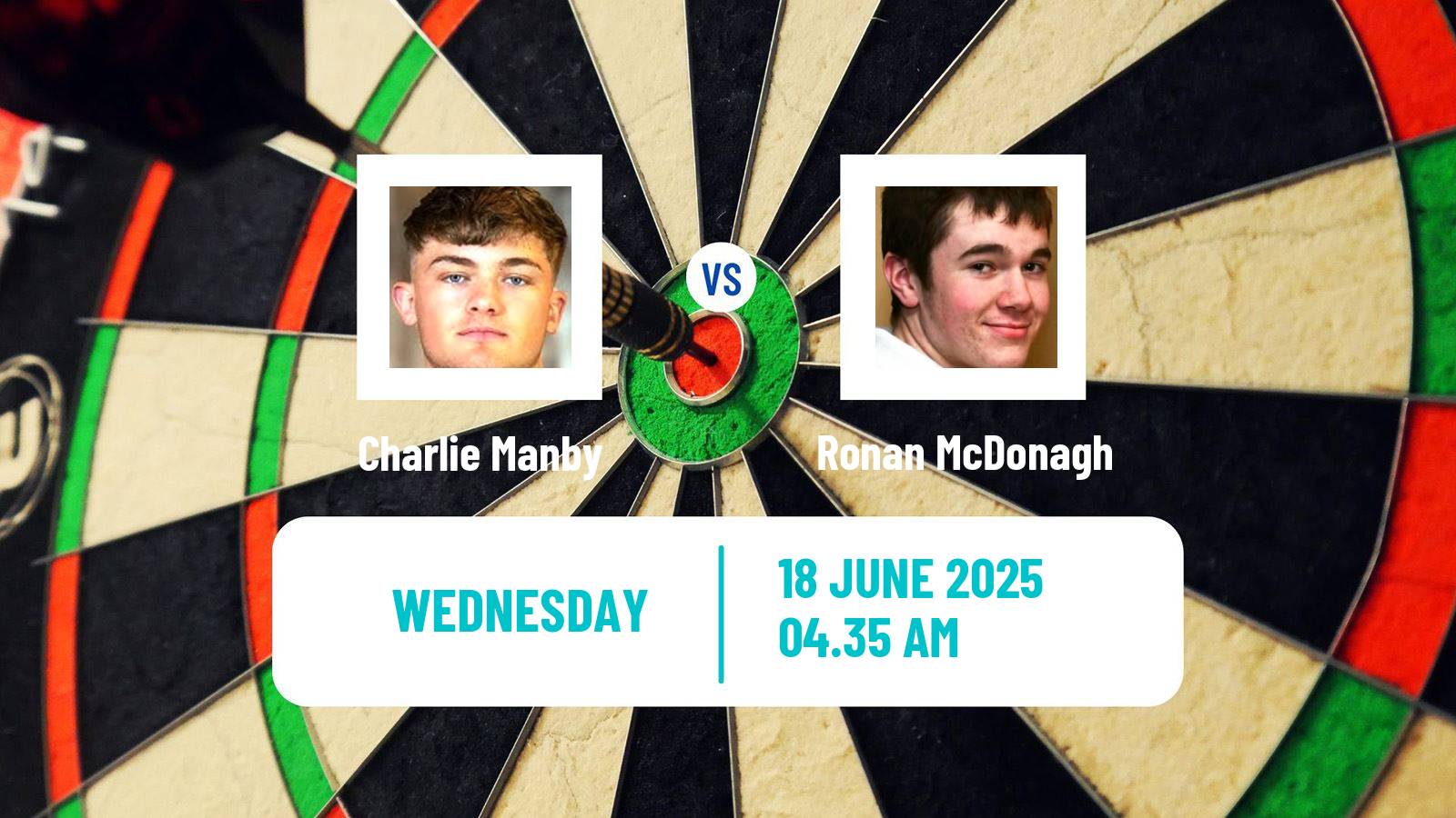 Darts Modus Super Series Charlie Manby - Ronan McDonagh