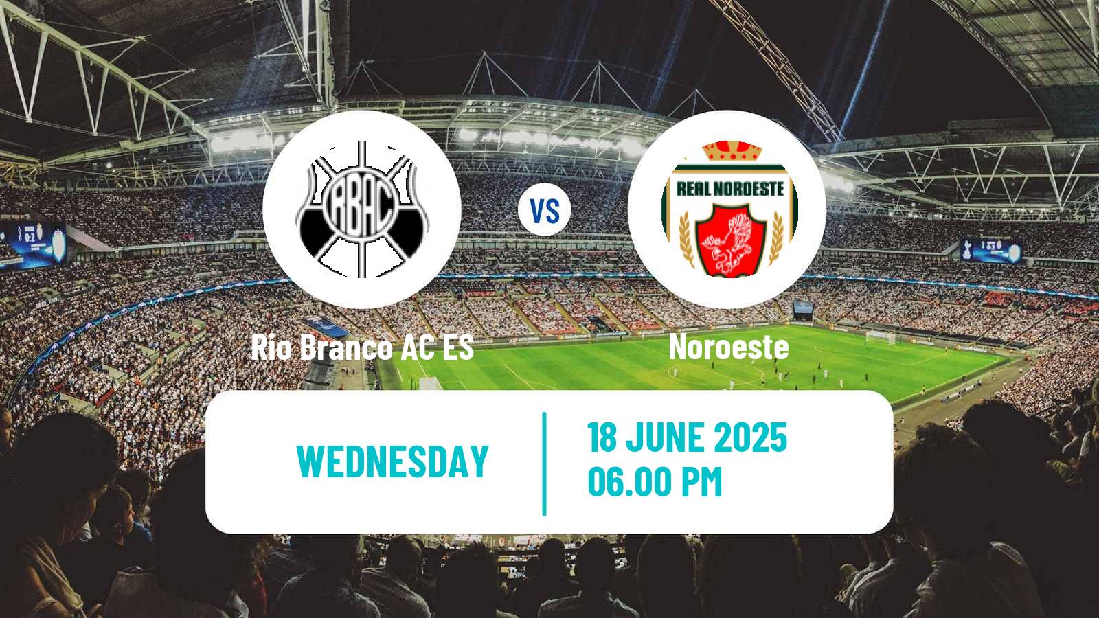Football Brazilian Copa Espirito Santo Rio Branco AC ES - Noroeste