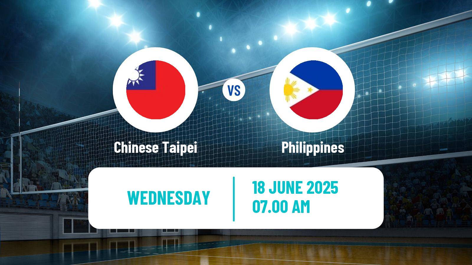 Volleyball AVC Challenge Cup Volleyball Chinese Taipei - Philippines
