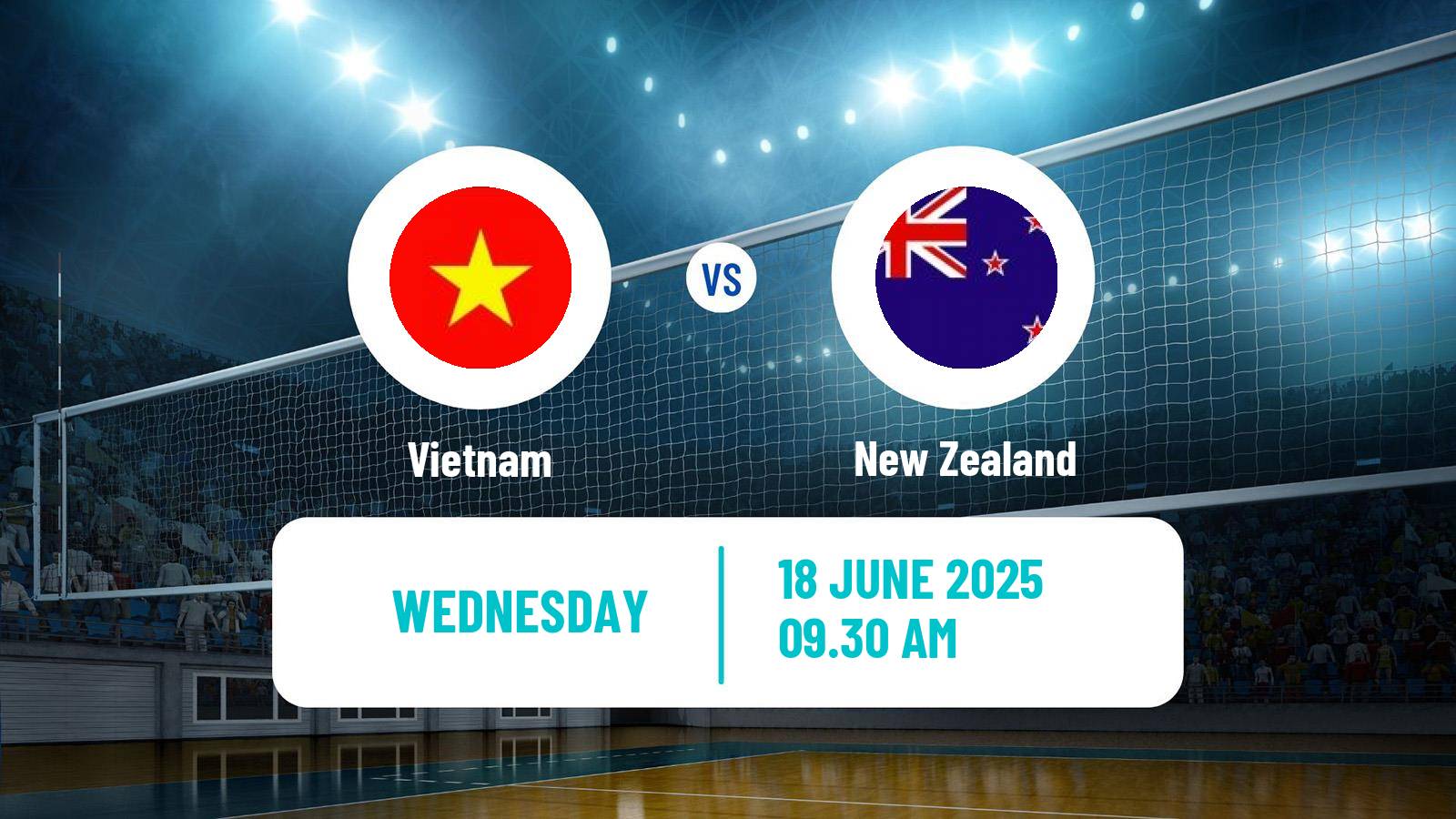 Volleyball AVC Challenge Cup Volleyball Vietnam - New Zealand
