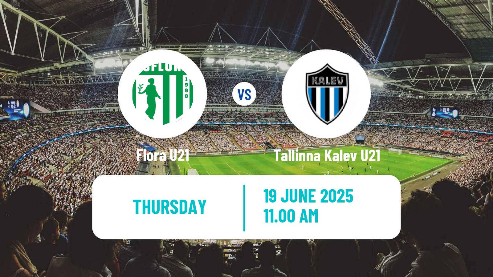 Soccer Estonian Esiliiga Flora U21 - Tallinna Kalev U21