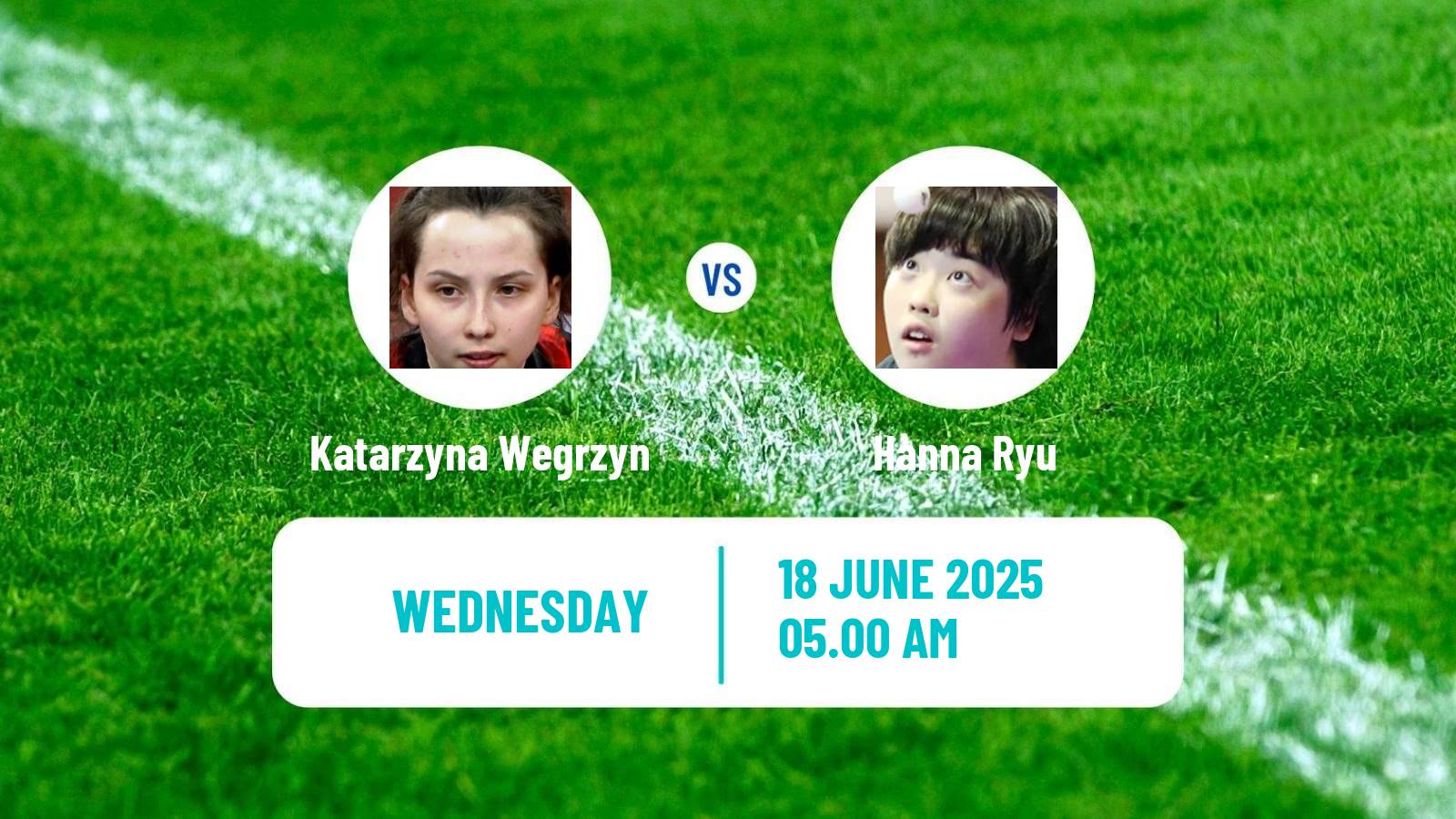 Table tennis Wtt Star Contender Ljubljana Women Katarzyna Wegrzyn - Hanna Ryu