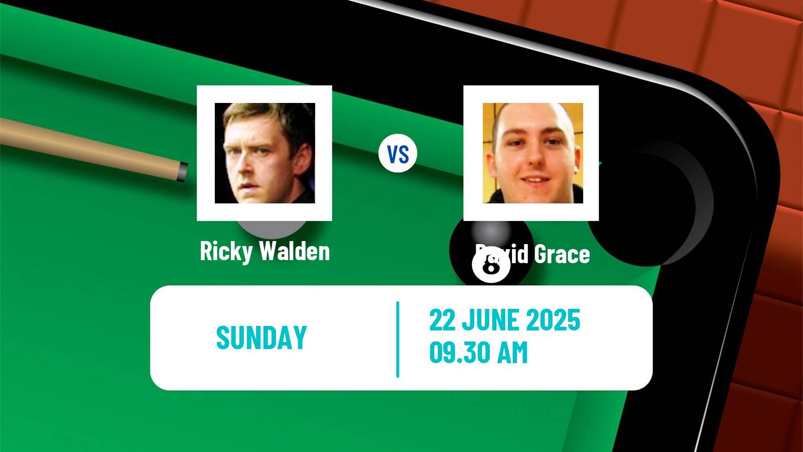 Snooker Wuhan Open Ricky Walden - David Grace