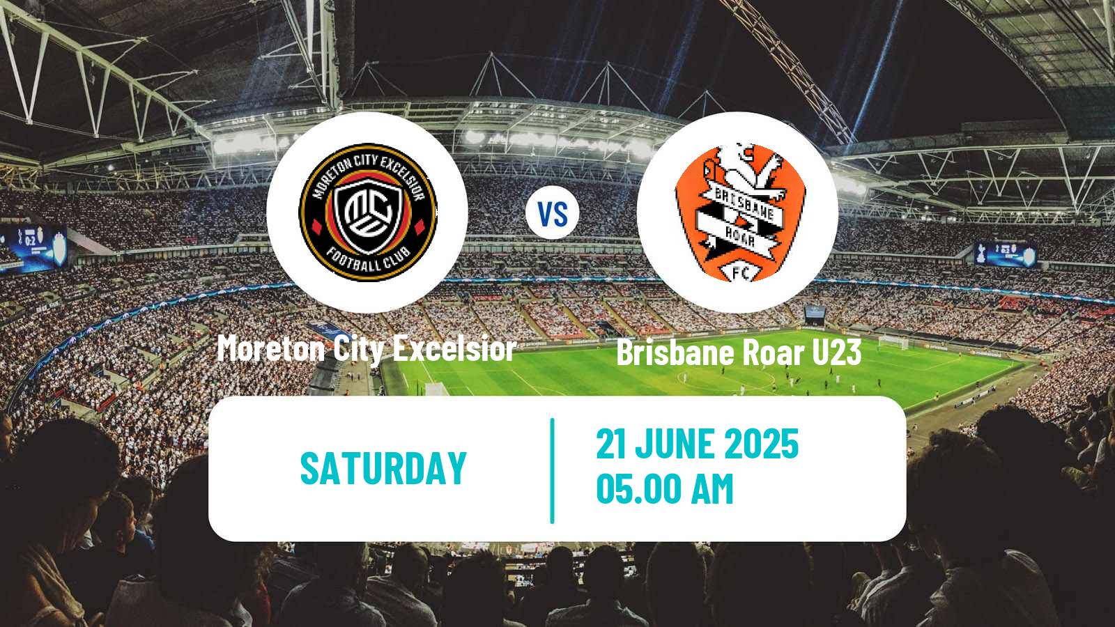 Soccer Australian NPL Queensland Moreton City Excelsior - Brisbane Roar U23