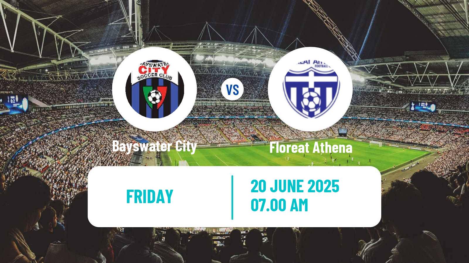 Football Australian NPL Western Australia Bayswater City - Floreat Athena