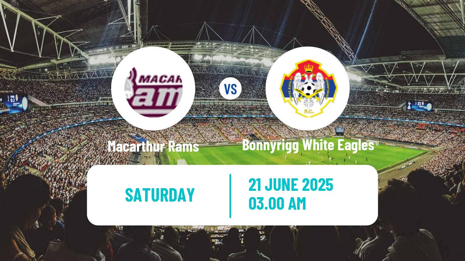 Football Australian NSW League One Macarthur Rams - Bonnyrigg White Eagles