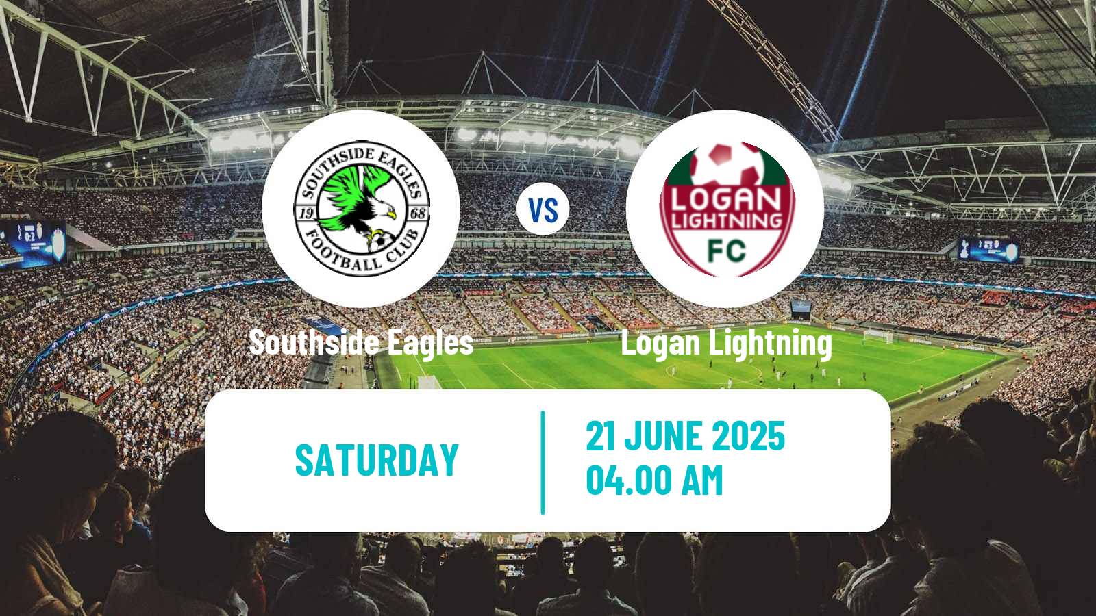 Soccer Australian Queensland Premier League Southside Eagles - Logan Lightning