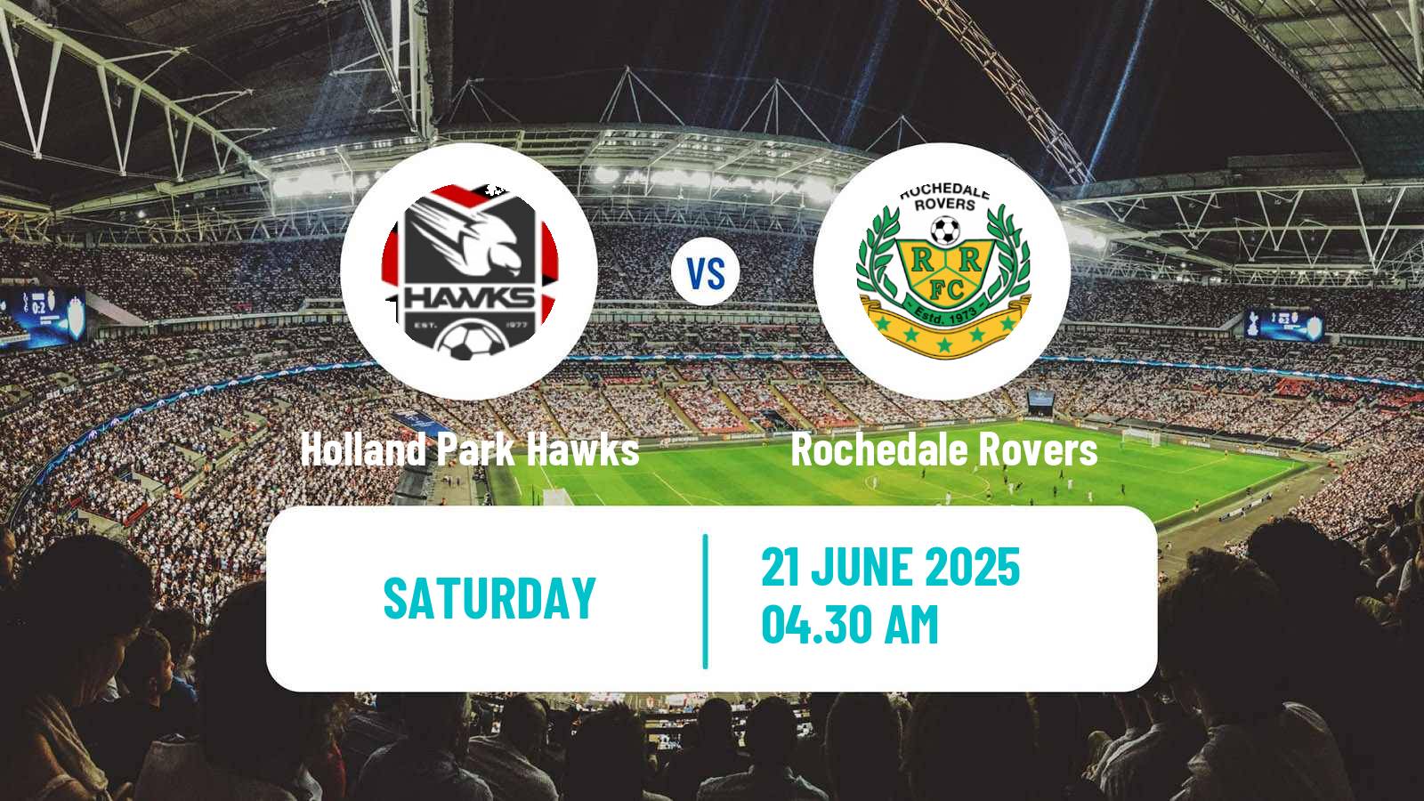 Soccer Australian Queensland Premier League Holland Park Hawks - Rochedale Rovers
