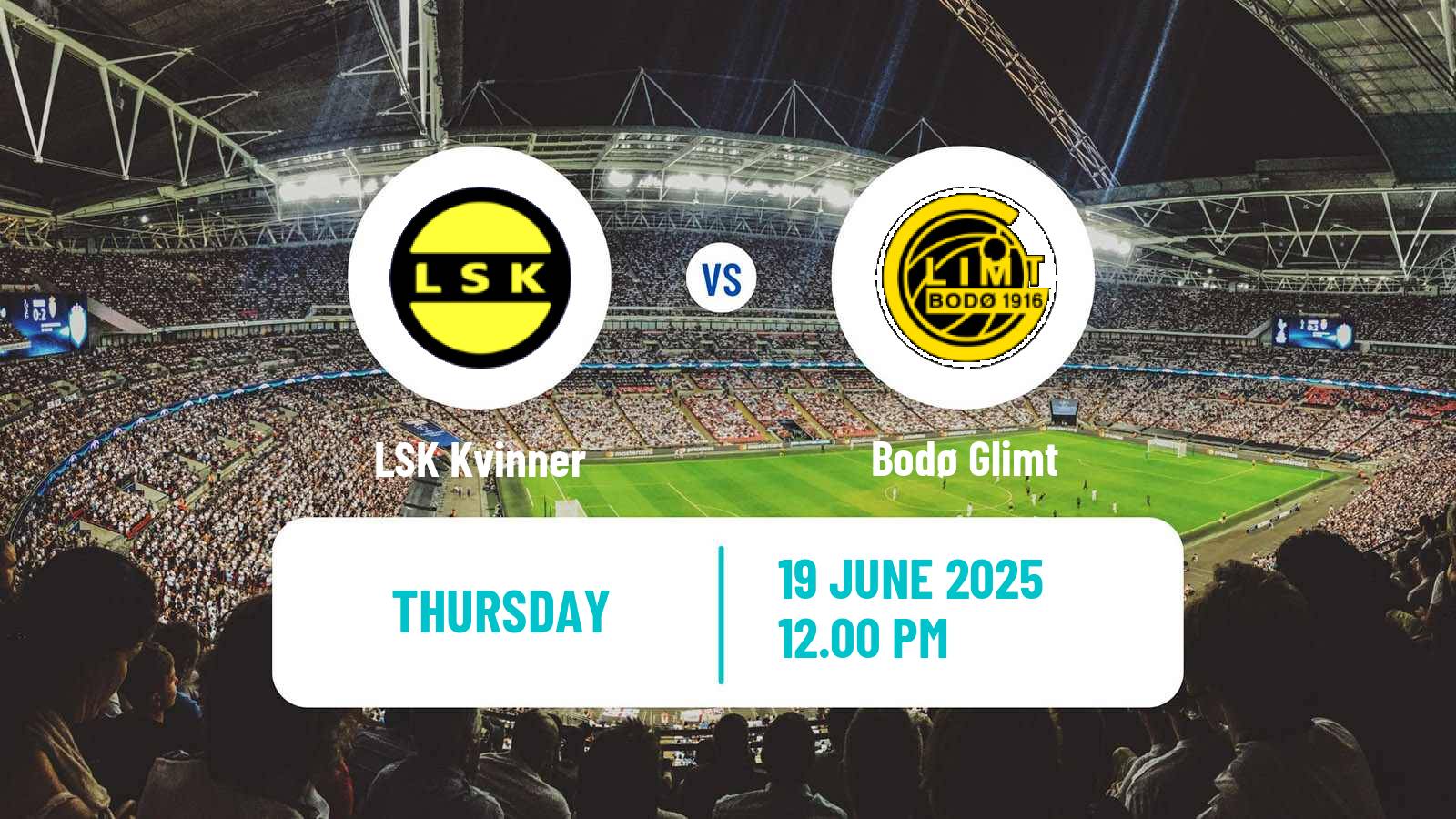 Soccer Norwegian Toppserien Women LSK Kvinner - Bodø Glimt
