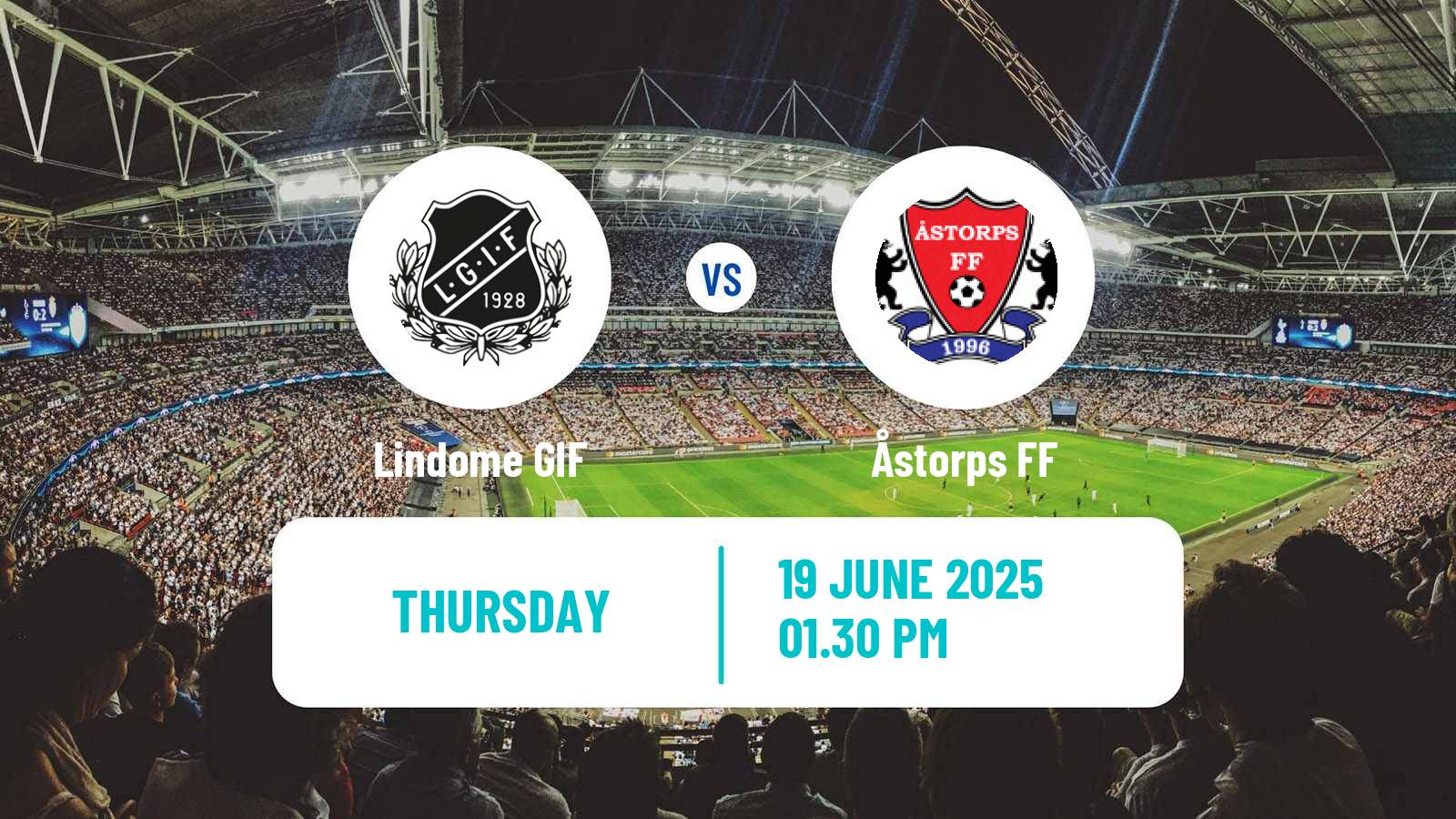 Soccer Swedish Division 2 - Västra Götaland Lindome - Åstorps