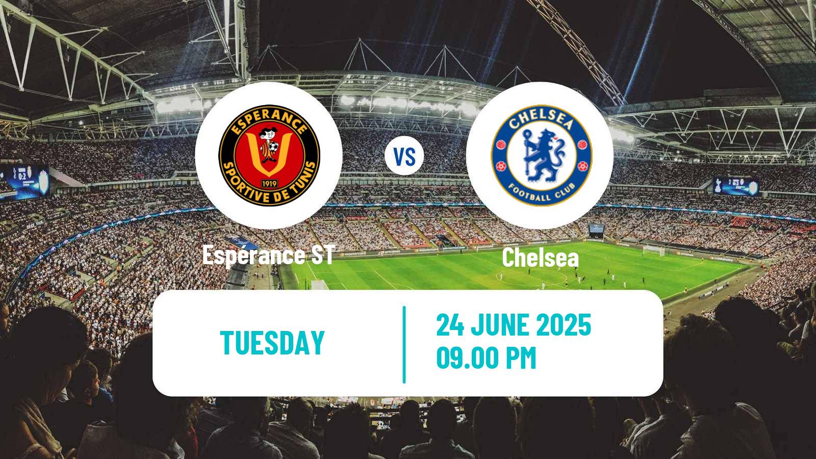 Soccer FIFA Club World Cup Espérance ST - Chelsea