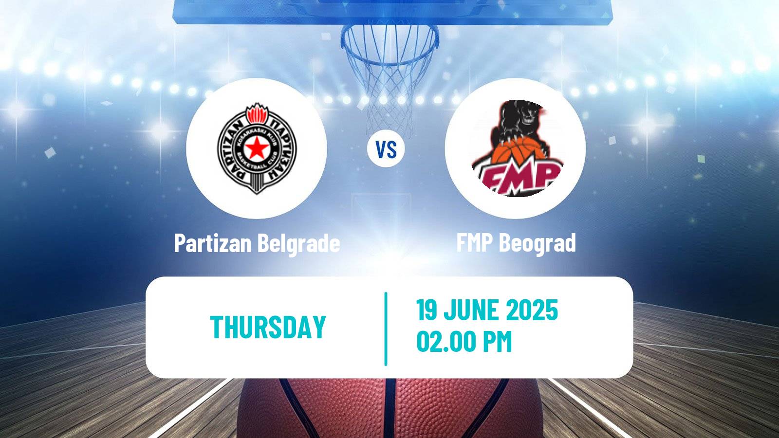 Basketball Serbian Superleague Basketball Partizan Belgrade - FMP Beograd