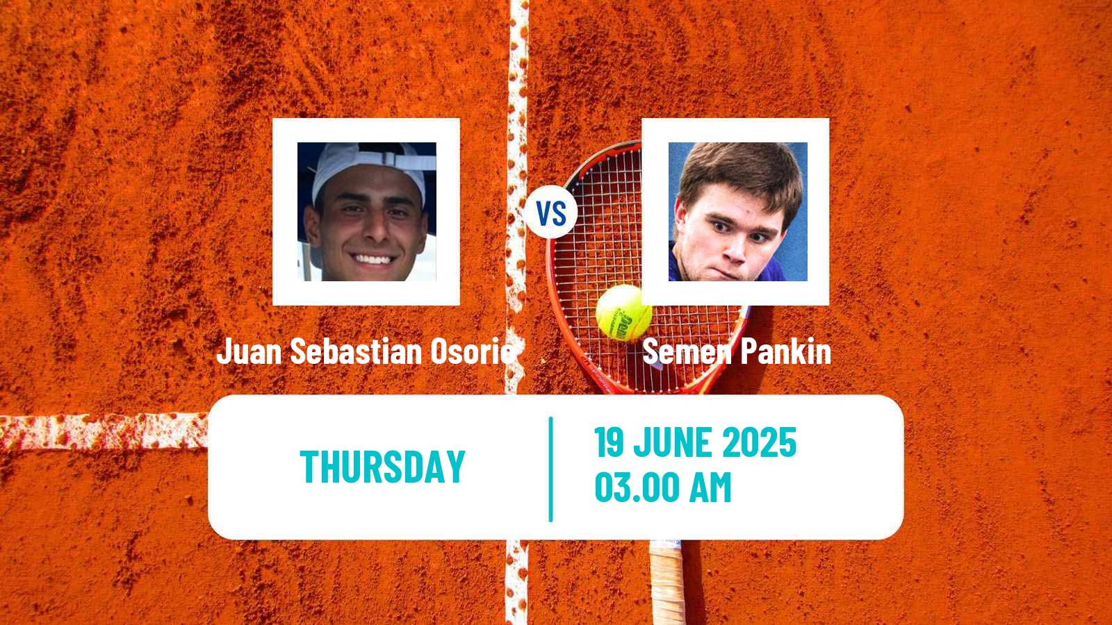 Tennis ITF M15 Kayseri 4 Men Juan Sebastian Osorio - Semen Pankin