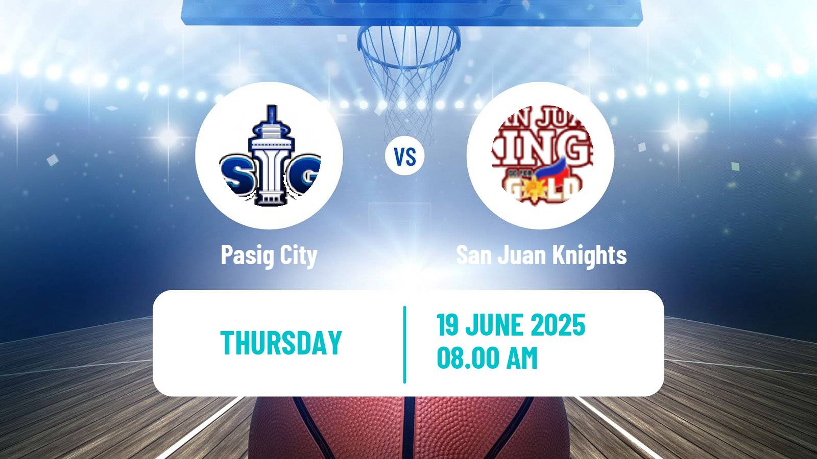 Basketball Philippines MBPL  Pasig City - San Juan Knights