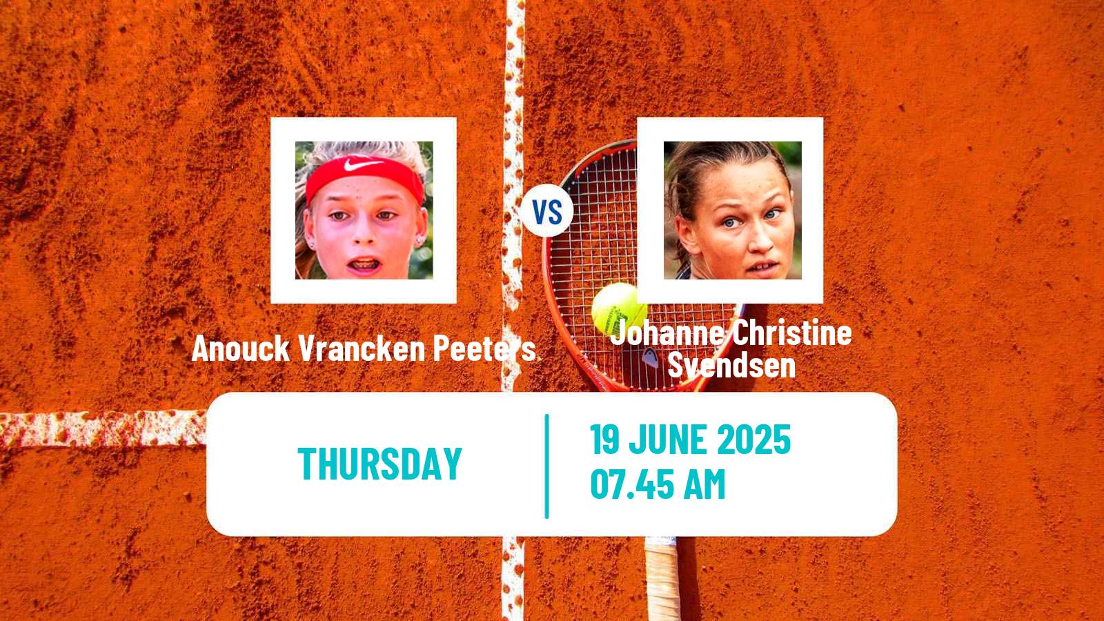 Tennis ITF W35 Ystad Women Anouck Vrancken Peeters - Johanne Christine Svendsen