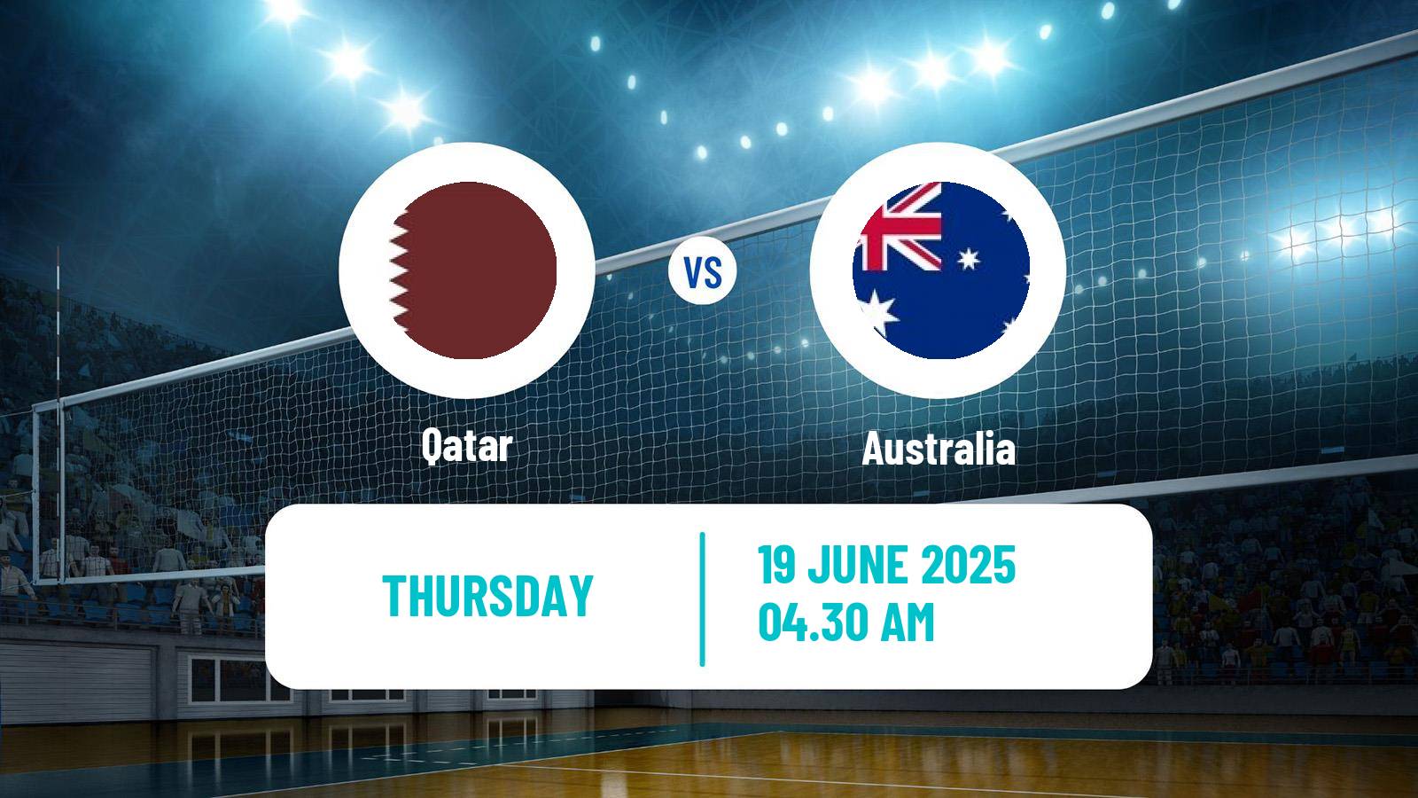 Volleyball AVC Challenge Cup Volleyball Qatar - Australia