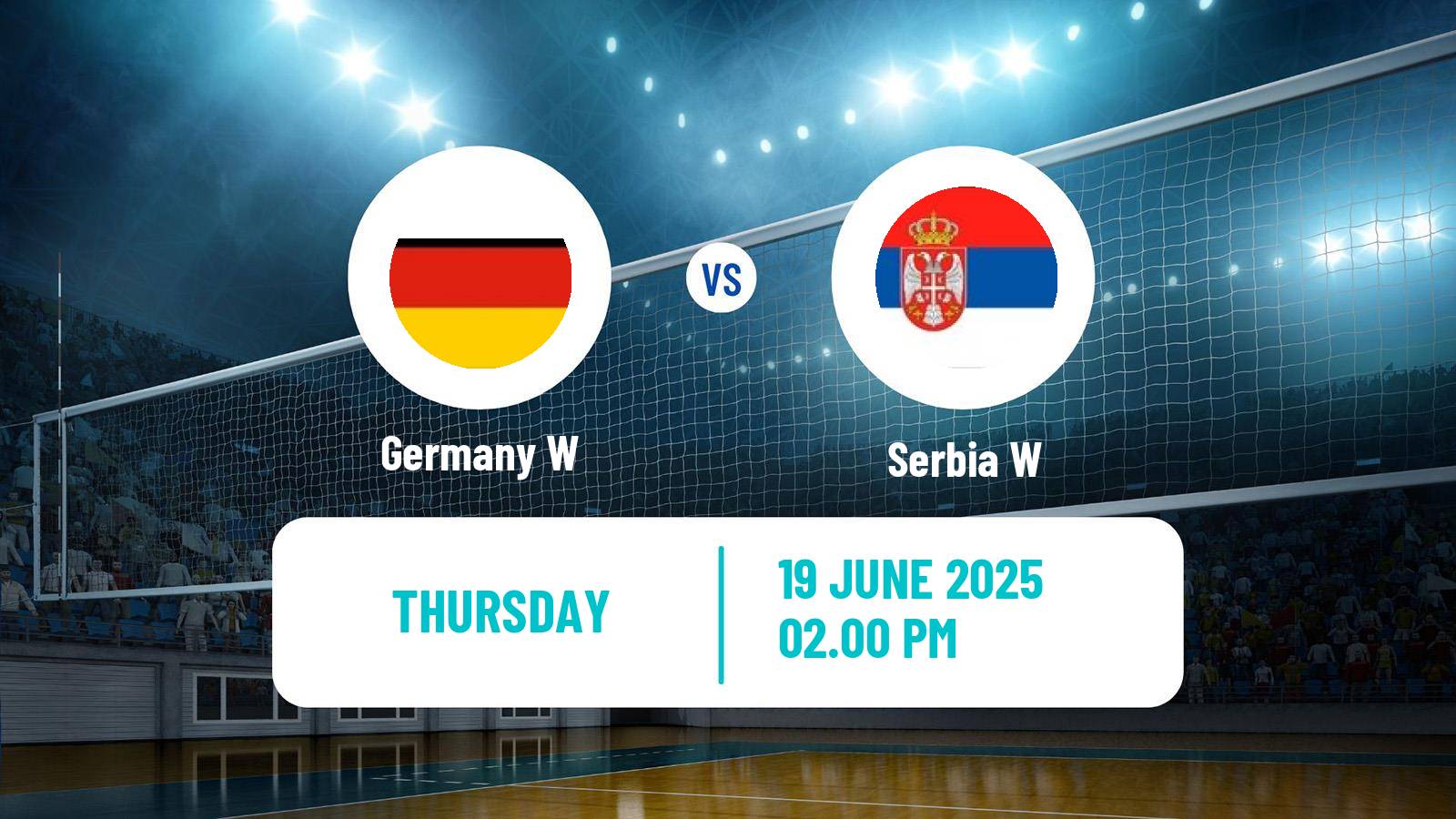 Volleyball Nations League Volleyball Women Germany W - Serbia W