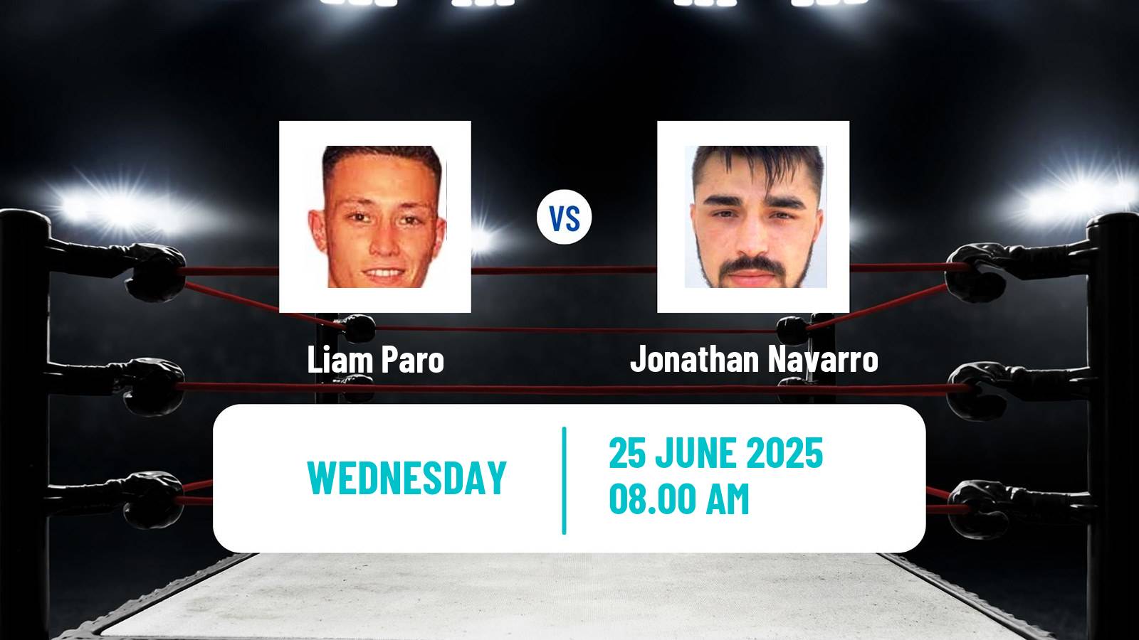 Boxing Super Lightweight Others Matches Men Liam Paro - Jonathan Navarro
