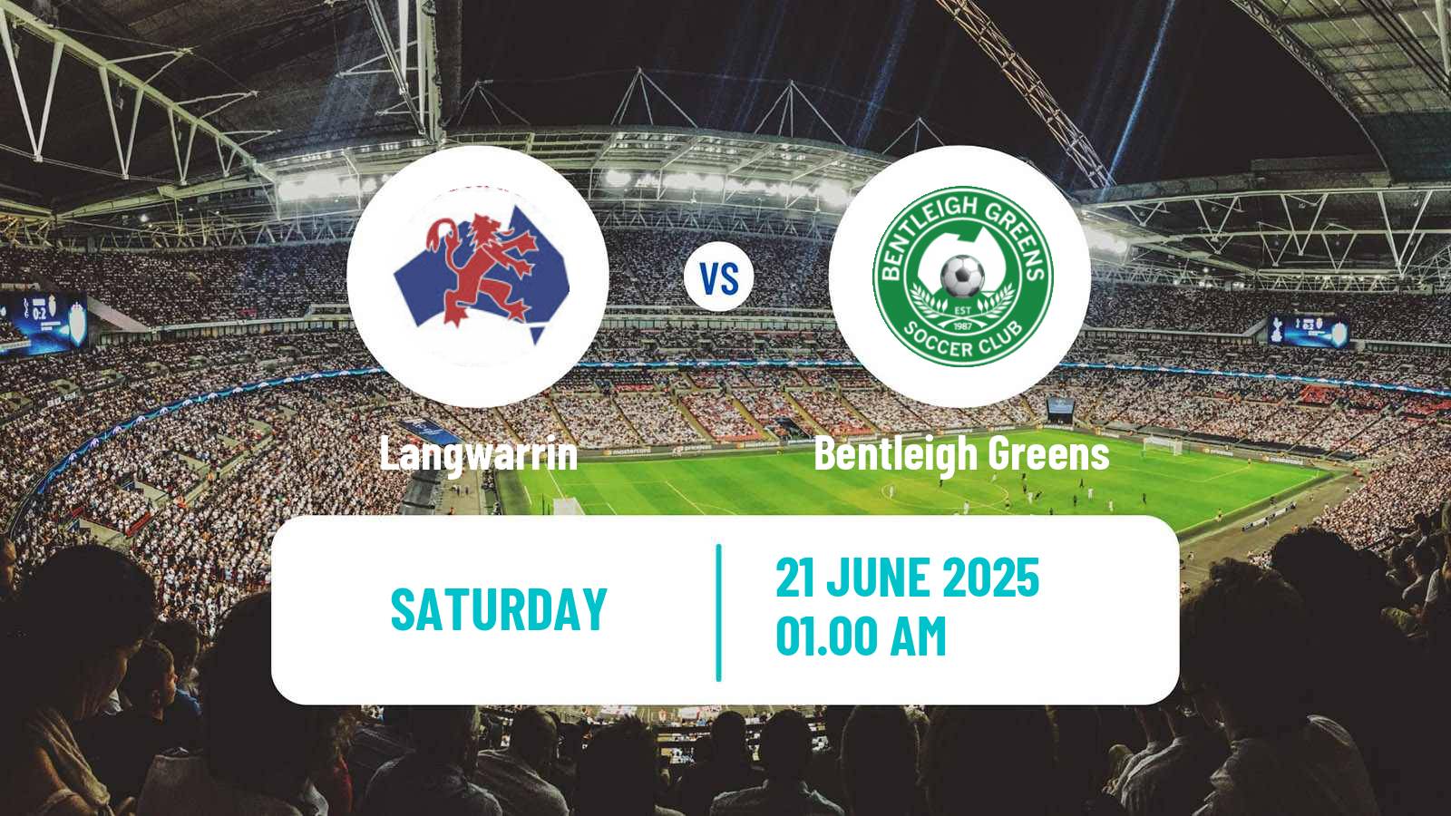 Football Australian Victoria Premier League Langwarrin - Bentleigh Greens