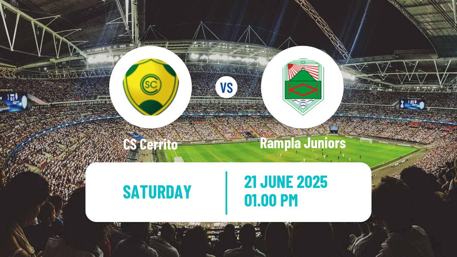 Soccer Uruguayan Segunda Division Cerrito - Rampla Juniors