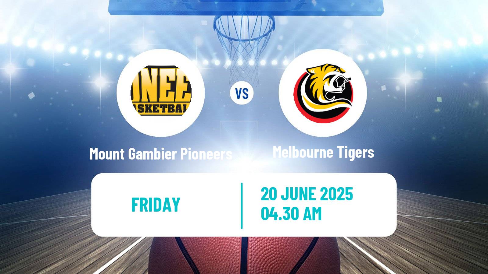 Basketball Australian NBL1 South Women Mount Gambier Pioneers - Melbourne Tigers