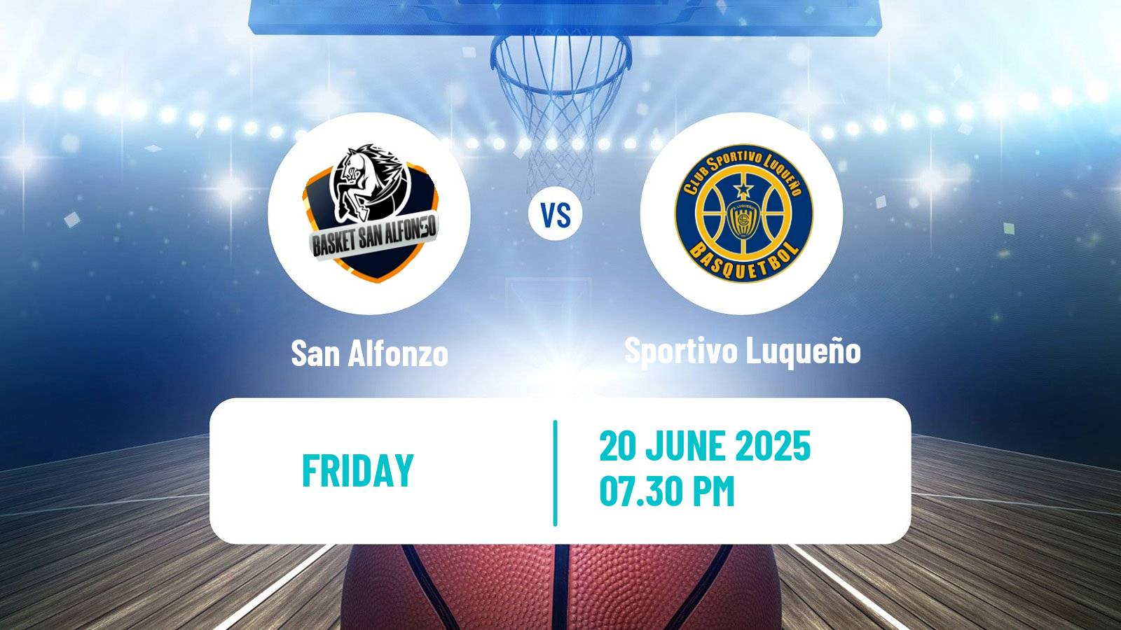 Basketball Paraguayan LNB Basketball San Alfonzo - Sportivo Luqueño