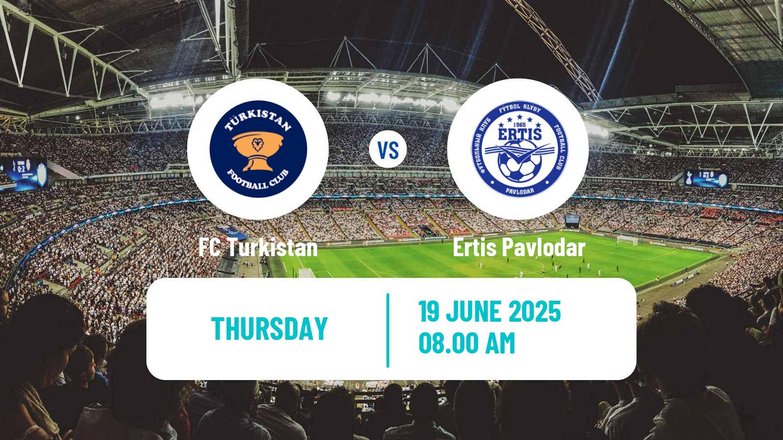 Soccer Kazakh First Division Turkistan - Ertis Pavlodar