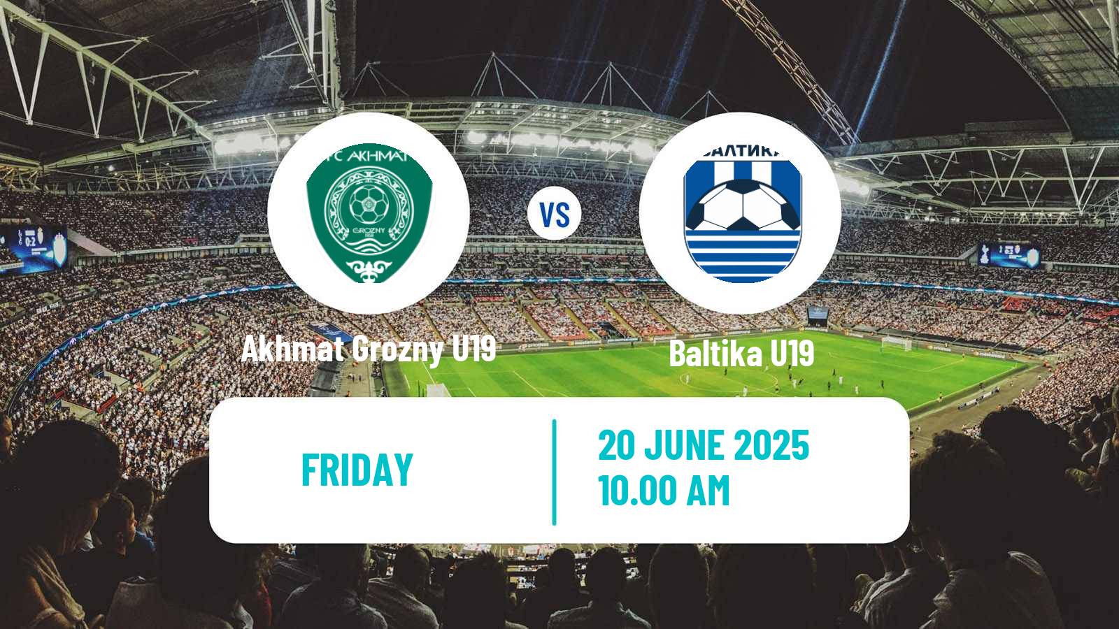 Football Russian Youth League Akhmat Grozny U19 - Baltika U19