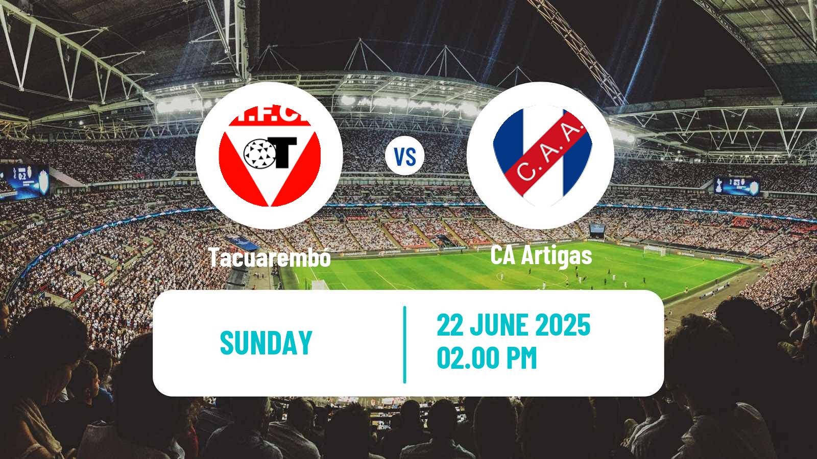 Soccer Uruguayan Segunda Division Tacuarembó - Artigas