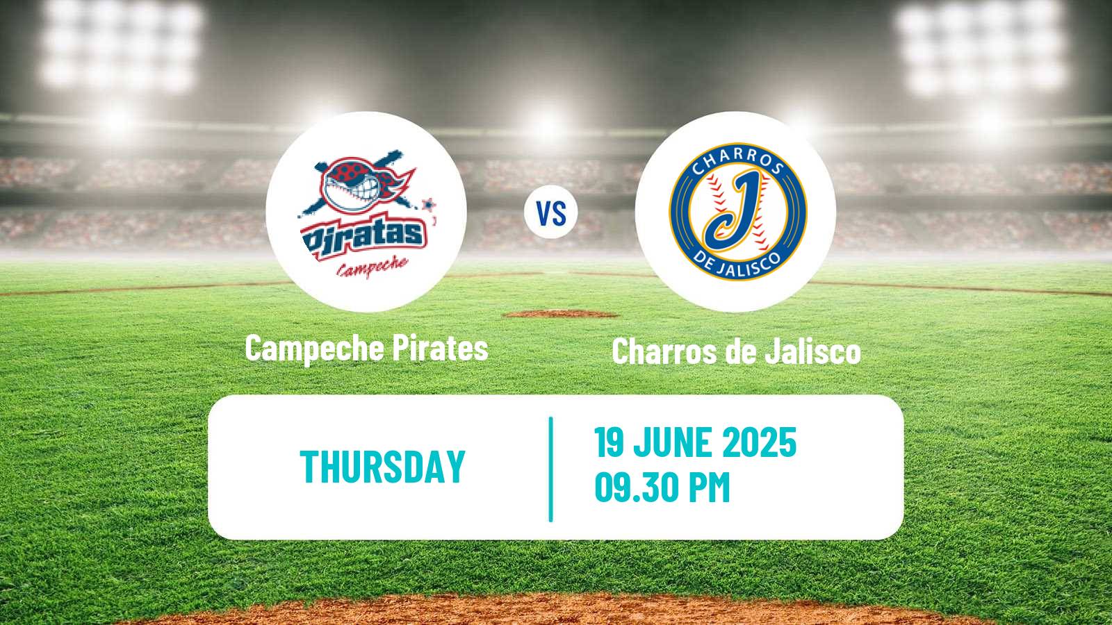 Baseball LMB Campeche Pirates - Charros de Jalisco