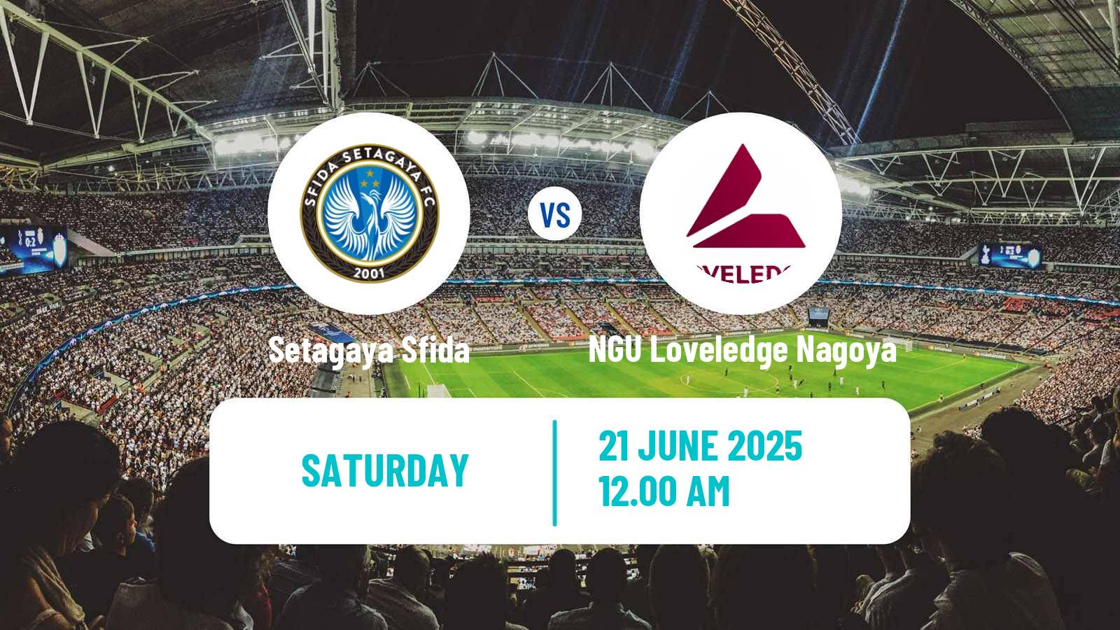Football Japan Nadeshiko League Women Setagaya Sfida - NGU Loveledge Nagoya