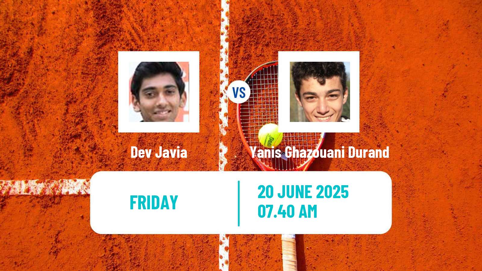 Tennis ITF M15 Monastir 24 Men Dev Javia - Yanis Ghazouani Durand