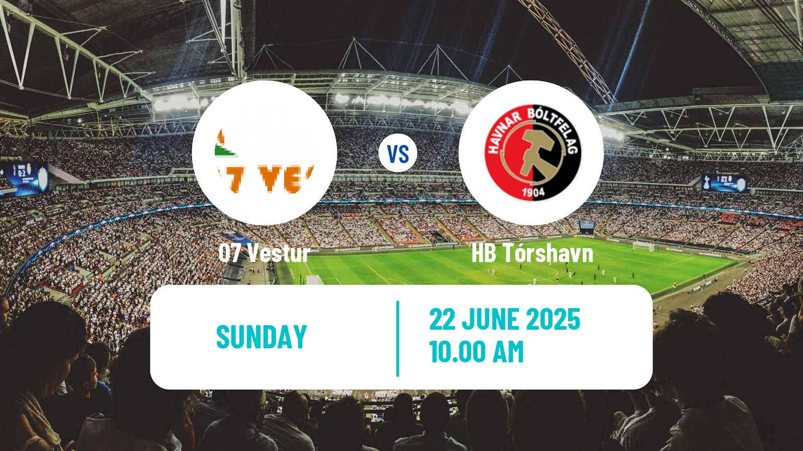 Soccer Faroe Islands Premier League 07 Vestur - HB Tórshavn