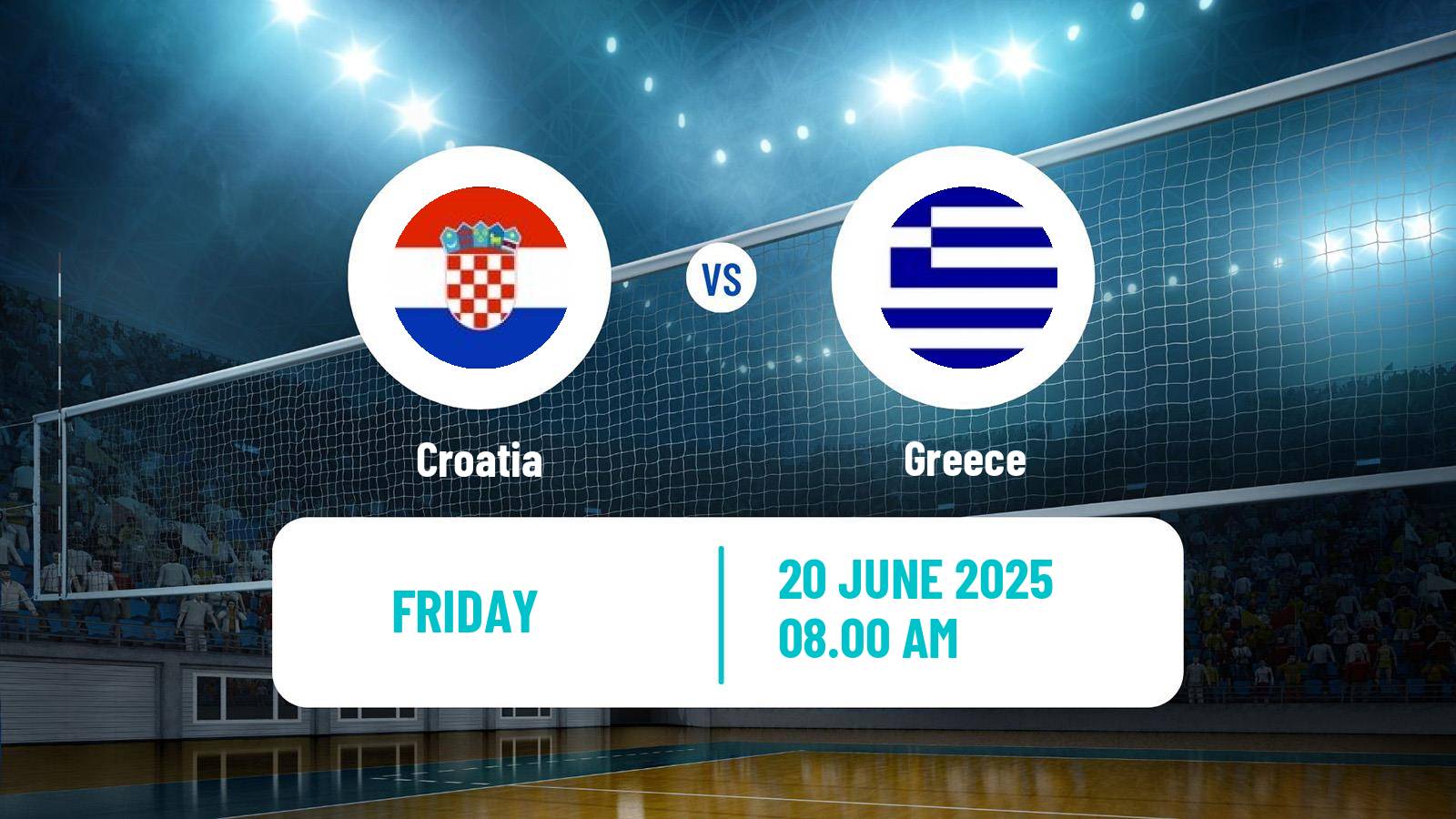 Volleyball Golden European League Volleyball Croatia - Greece