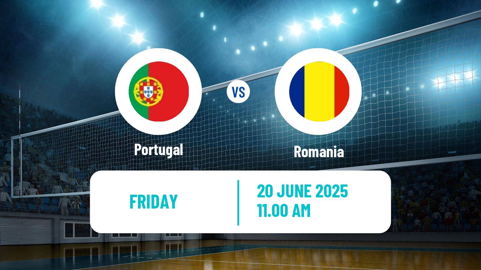 Volleyball Golden European League Volleyball Portugal - Romania